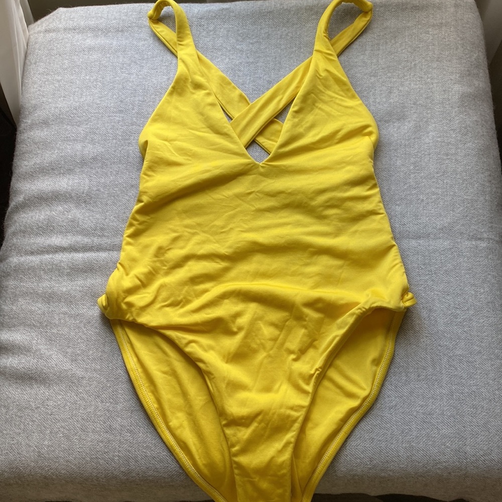 Ralph Lauren collection purple label one piece swimsuit Sz 8